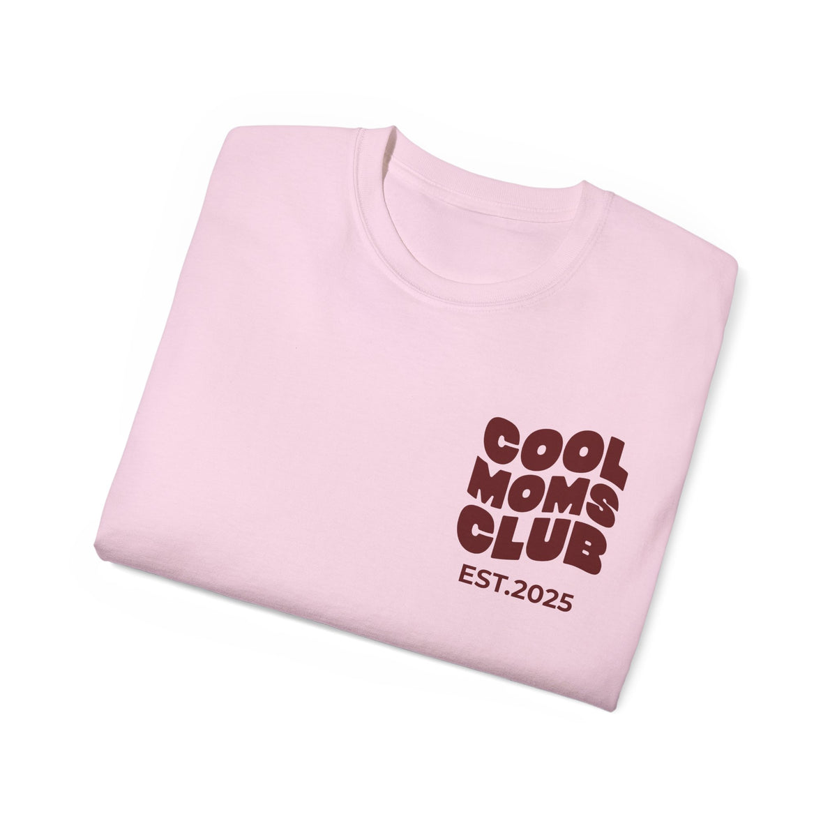 T-Shirt Cool moms club and first names on sleeve