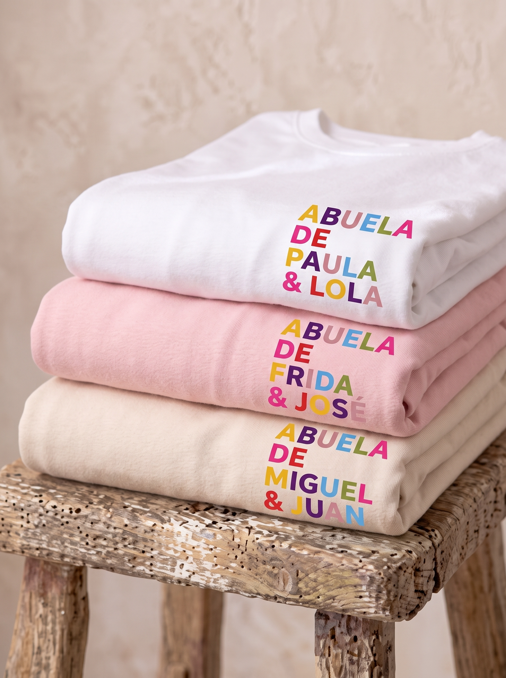 Camiseta Multicolor Abuela Personalizada