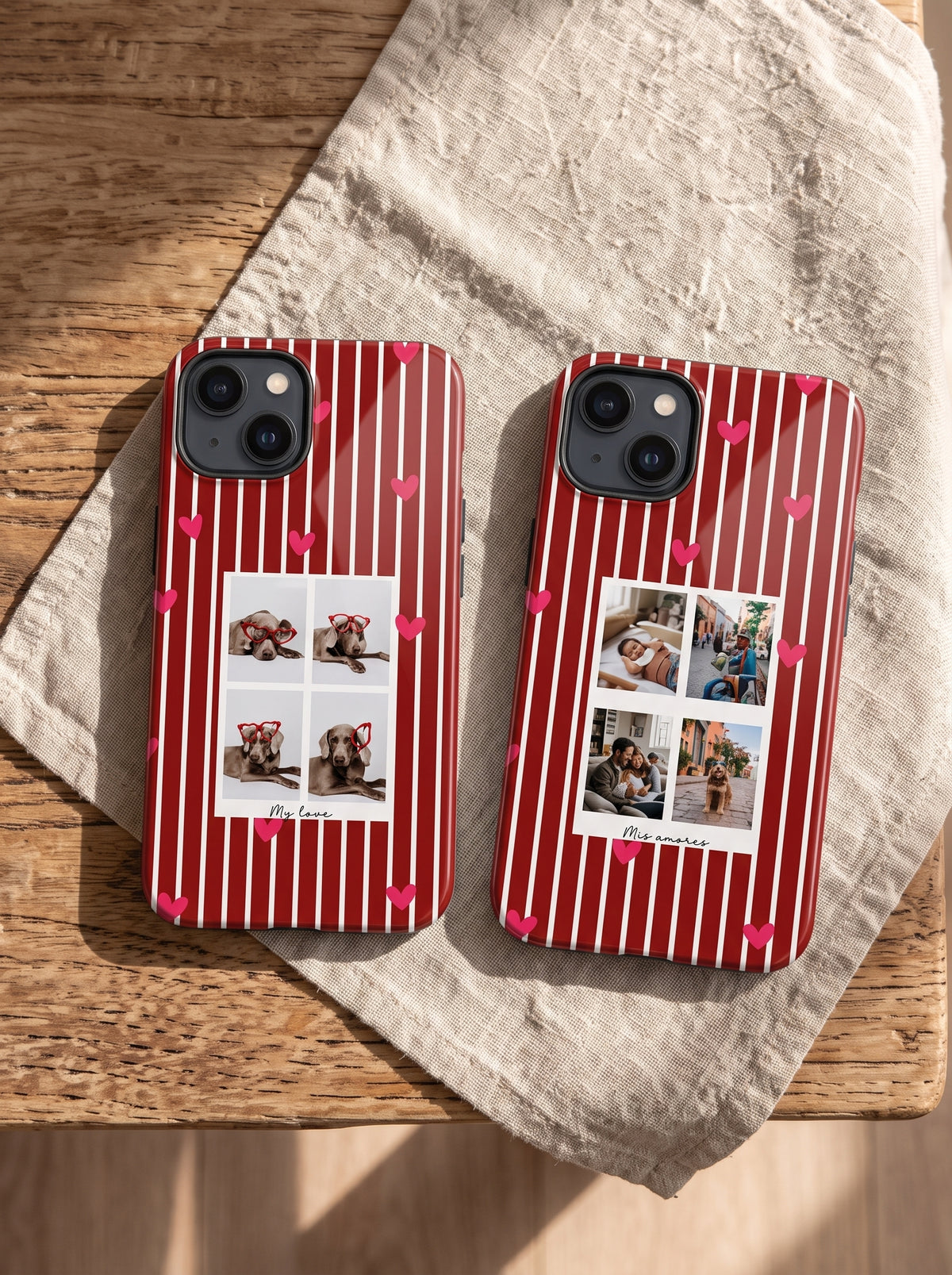 Estilo de Cabina de Fotos para Fundas de Móvil